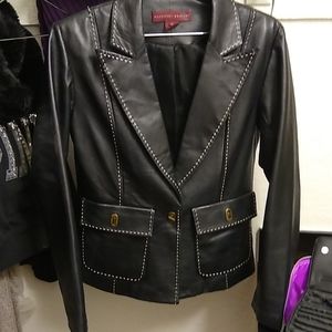Leather Blazer